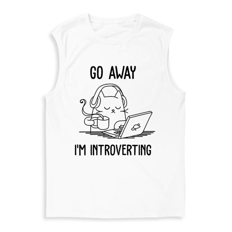 I'm Introverting Férfi Trikó