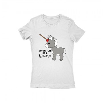 Bárki lehet Unikornis Női Póló