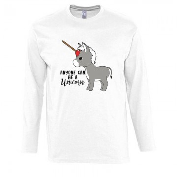 Bárki lehet Unikornis Hosszú Ujjú Póló
