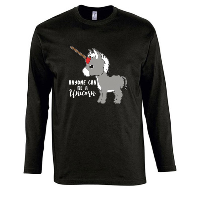 Bárki lehet Unikornis Hosszú Ujjú Póló