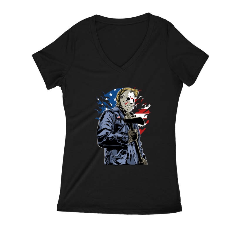 American Killer Női V Kivágott póló