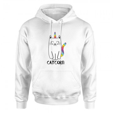 Catcorn Unisex Kapucnis Pulcsi