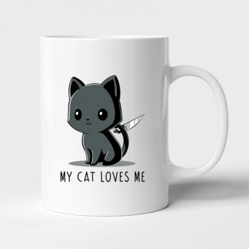 My Cat Loves Me Bögre