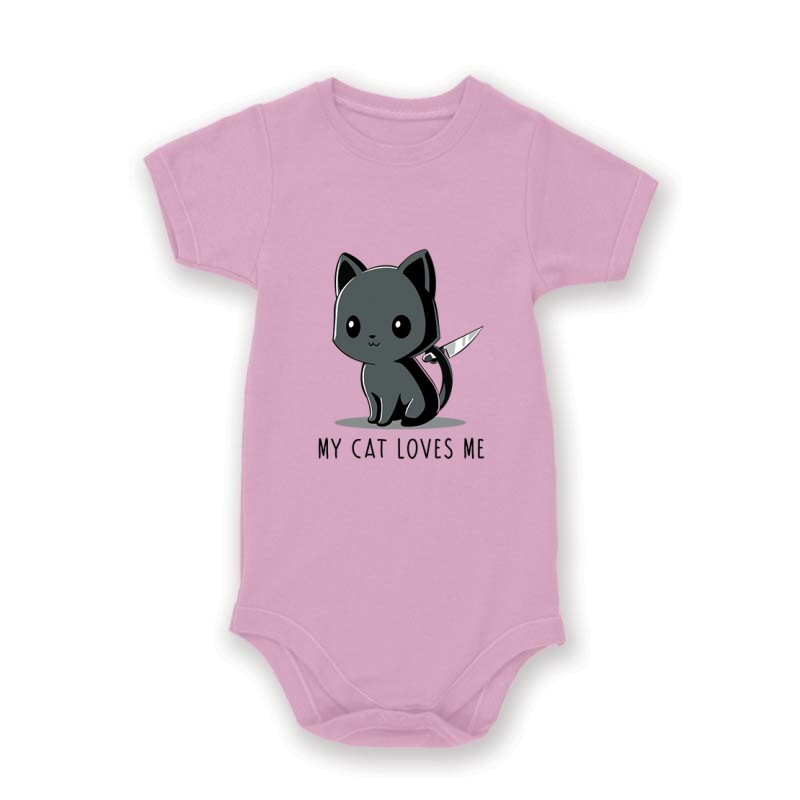 My Cat Loves Me Baby Body