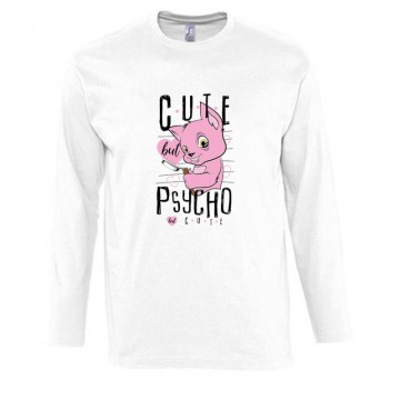Cute But Psicho But Cute Hosszú Ujjú Póló