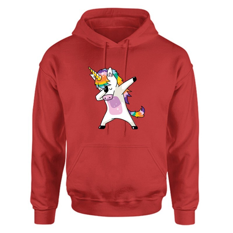 Dabbing Unicorn Unisex Kapucnis Pulcsi