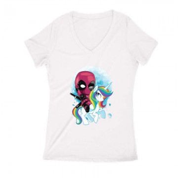 Unipool Női V Kivágott póló