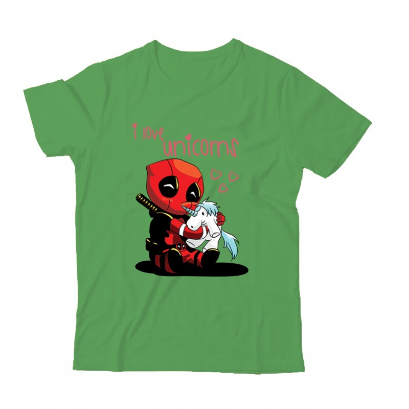 I Love Unicorns (Deadpool) Gyermek Póló