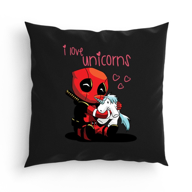 I Love Unicorns (Deadpool) Párna