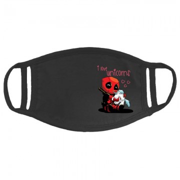 I Love Unicorns (Deadpool) Arcmaszk