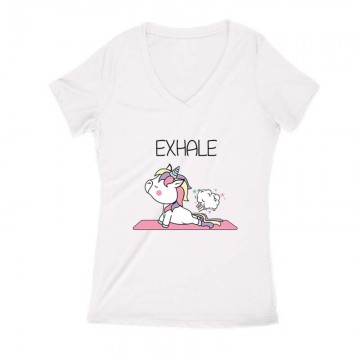 Exhale Női V Kivágott póló