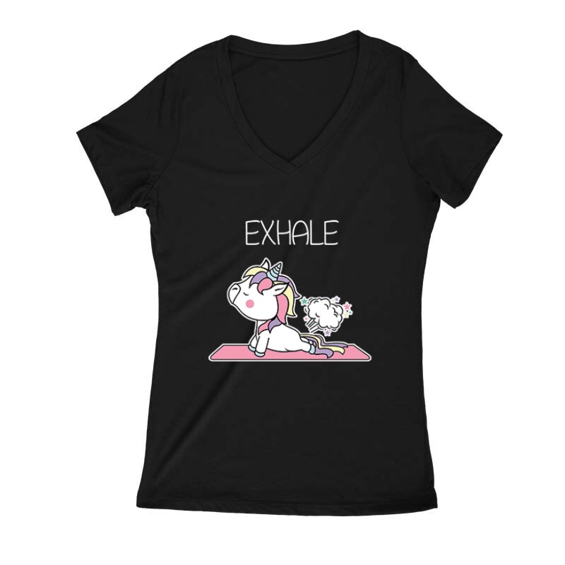 Exhale Női V Kivágott póló