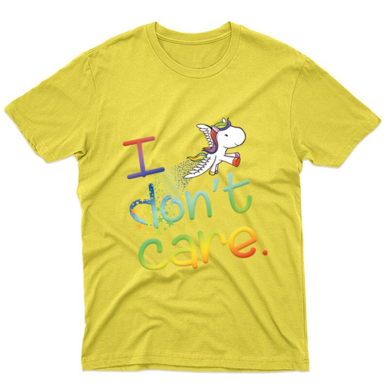 I Don't Care Unisex Póló