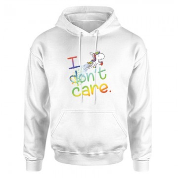 I Don't Care Unisex Kapucnis Pulcsi