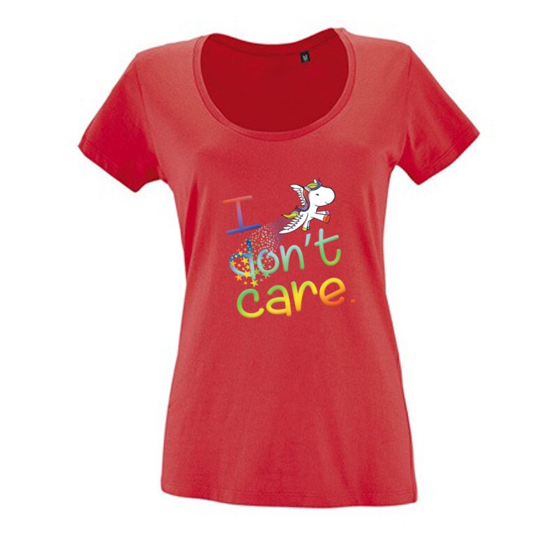 I Don't Care Női O Nyakú Póló