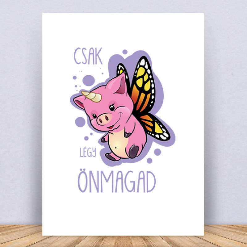 Csak légy önmagad Vászonkép