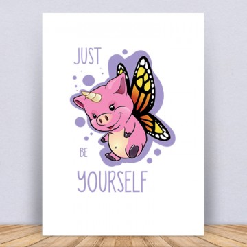 Just Be Yourself Vászonkép