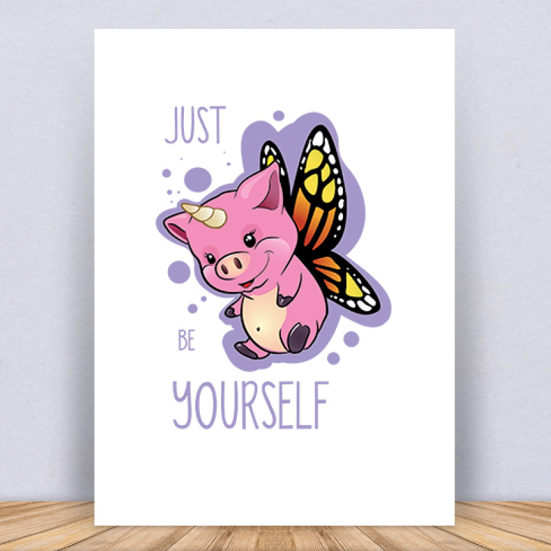 Just Be Yourself Vászonkép