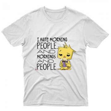 I Hate Morning (csibe) Unisex Póló