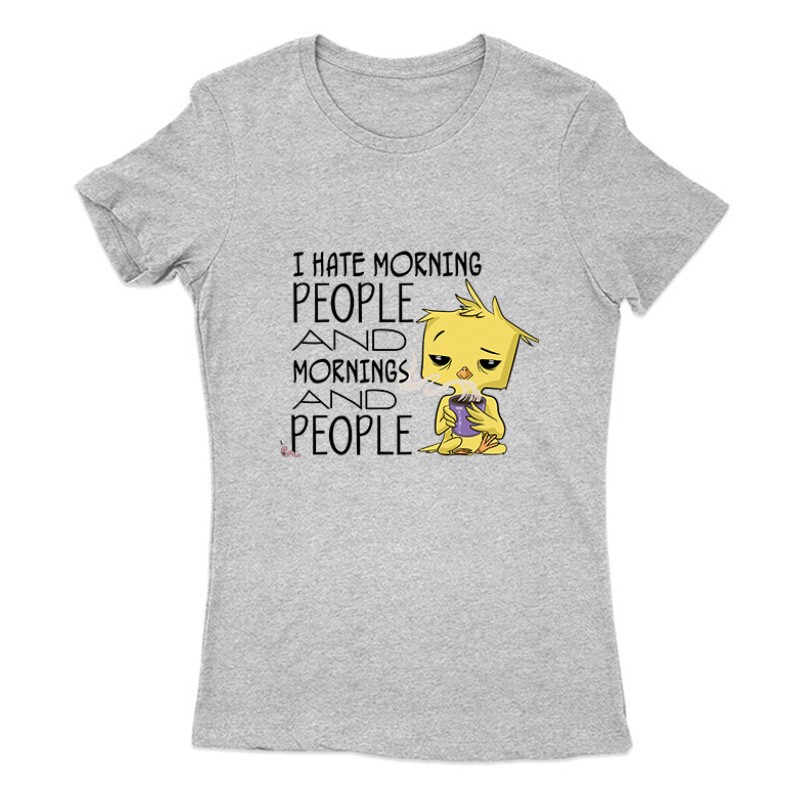 I Hate Morning (csibe) Női Póló