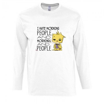 I Hate Morning (csibe) Hosszú Ujjú Póló