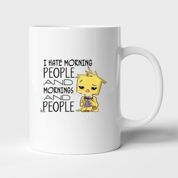 I Hate Morning (csibe) Bögre