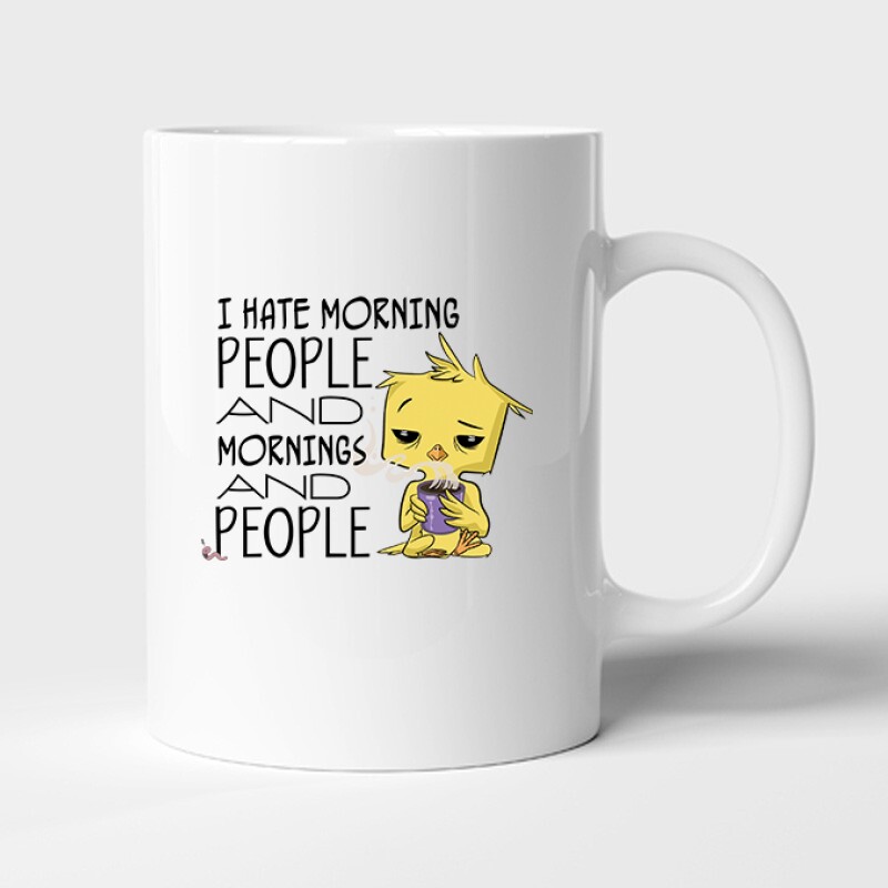 I Hate Morning (csibe) Bögre