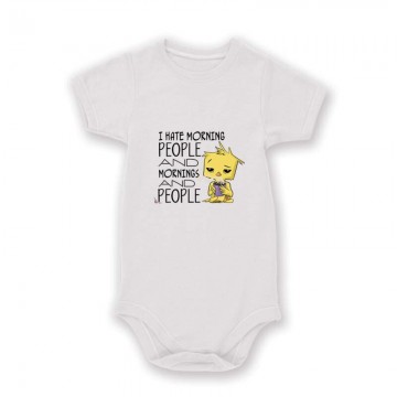 I Hate Morning (csibe) Baby Body