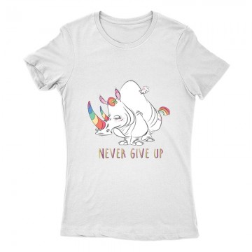 Never Give Up Női Póló