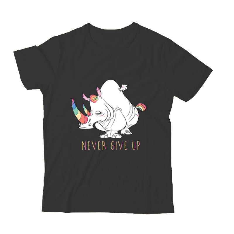 Never Give Up Gyermek Póló