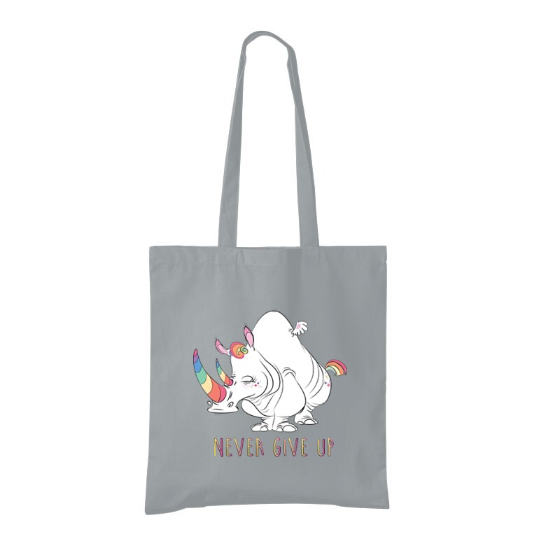 Never Give Up Bevásárló Táska