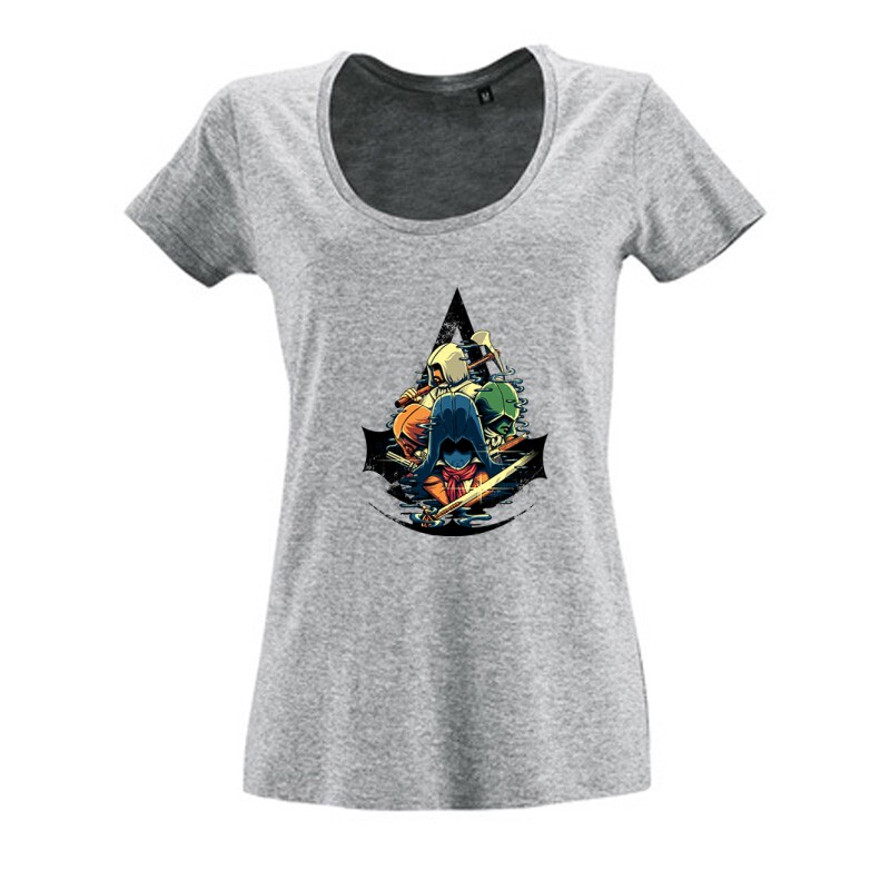 Unit Assassins Női O Nyakú Póló