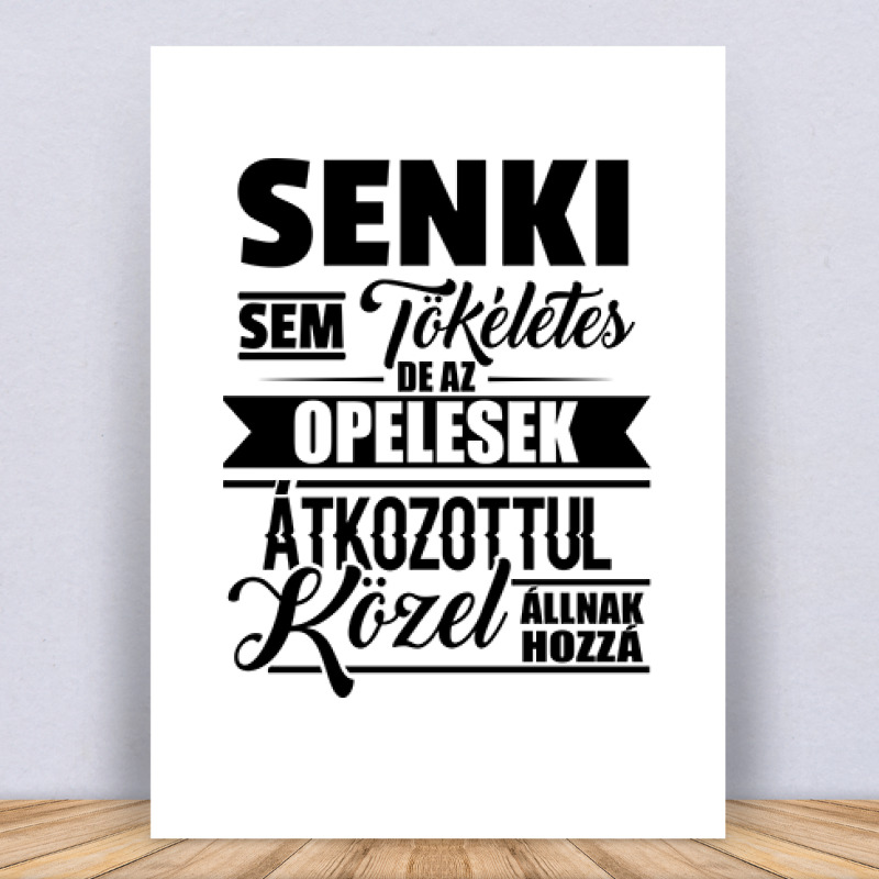 Senkisem Tökéletes Opeles Vászonkép