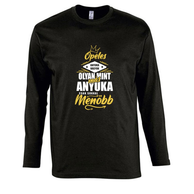 Opeles Anyuka Hosszú Ujjú Póló