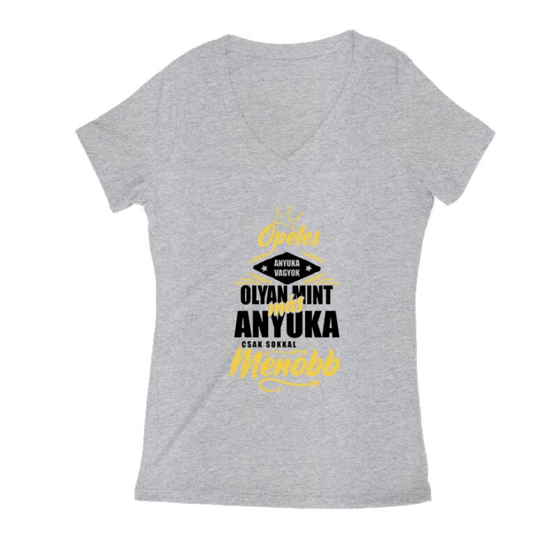 Opeles Anyuka Női V Kivágott póló