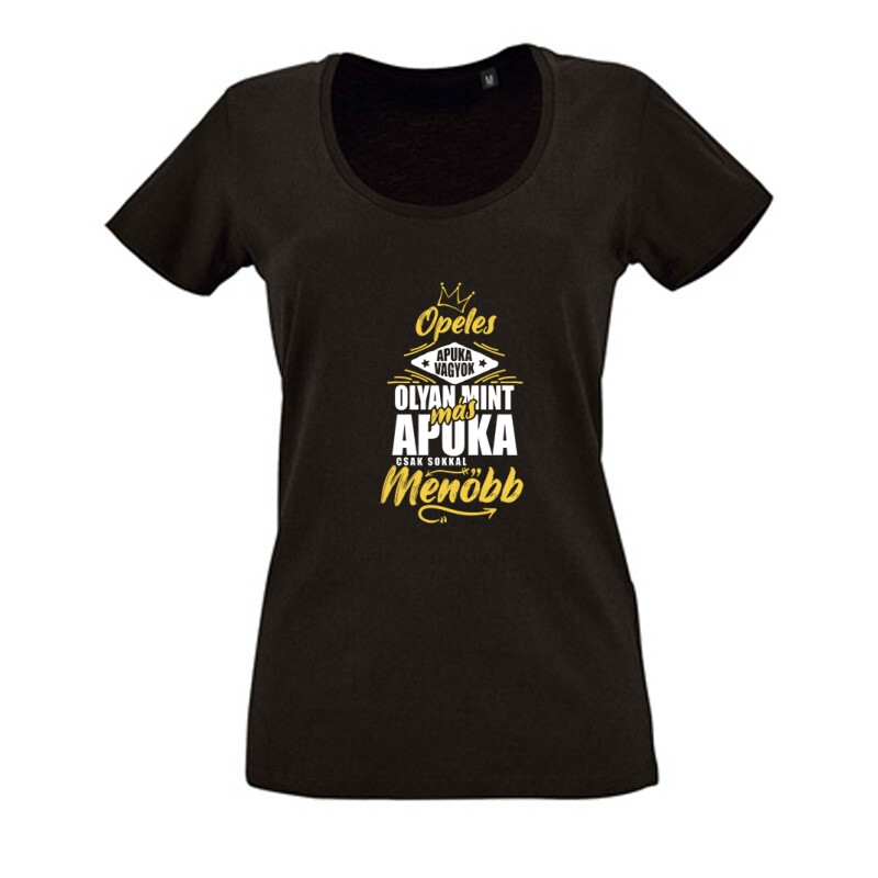 Opeles Apuka Női O Nyakú Póló