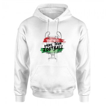More Than Football Unisex Kapucnis Pulcsi