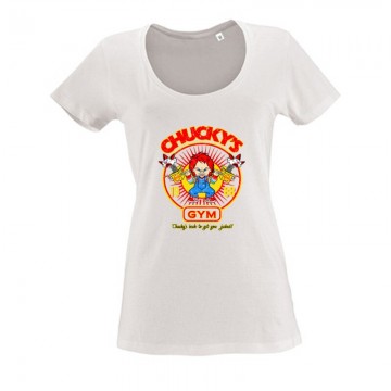 Chucky's GYM Női O Nyakú Póló