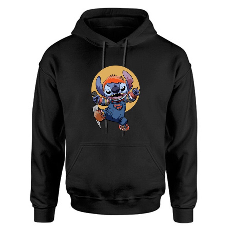 Chucky Stitch Unisex Kapucnis Pulcsi