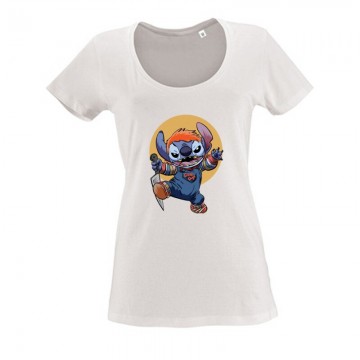 Chucky Stitch Női O Nyakú Póló