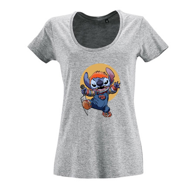 Chucky Stitch Női O Nyakú Póló