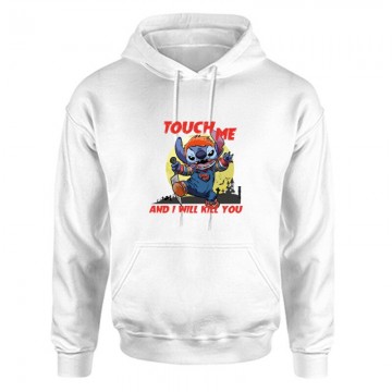 Touch Me and I will kill you Unisex Kapucnis Pulcsi