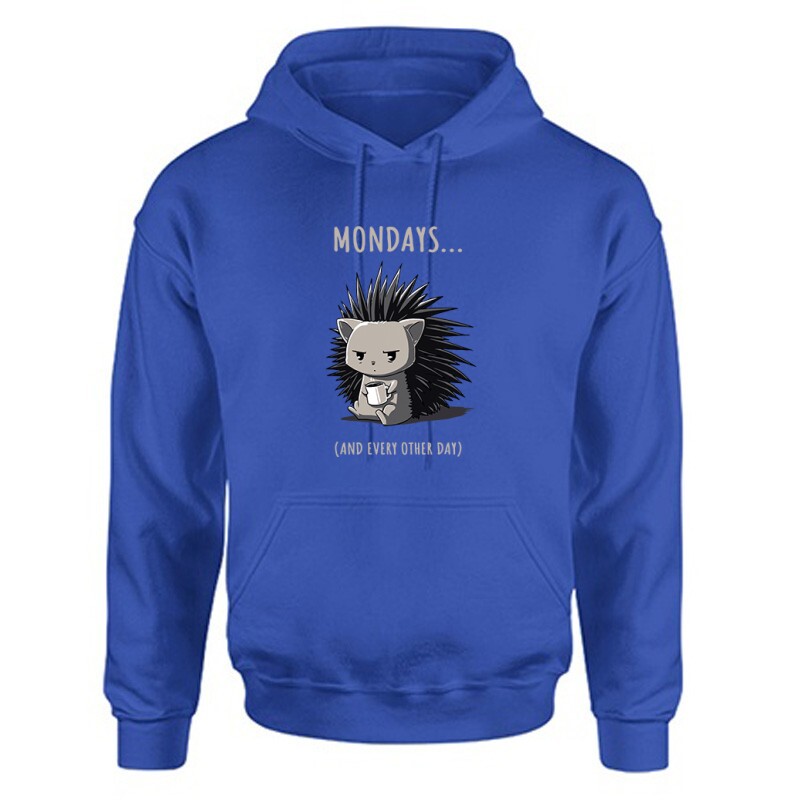 Mondays (Süni) Unisex Kapucnis Pulcsi