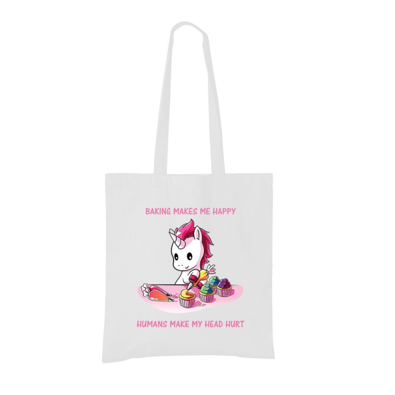 Baking Makes Me Happy Bevásárló Táska