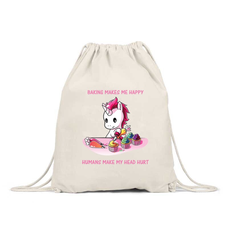 Baking Makes Me Happy Hátizsák