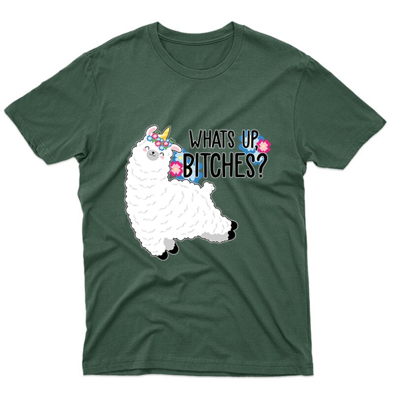 What's Up  Llama Unisex Póló