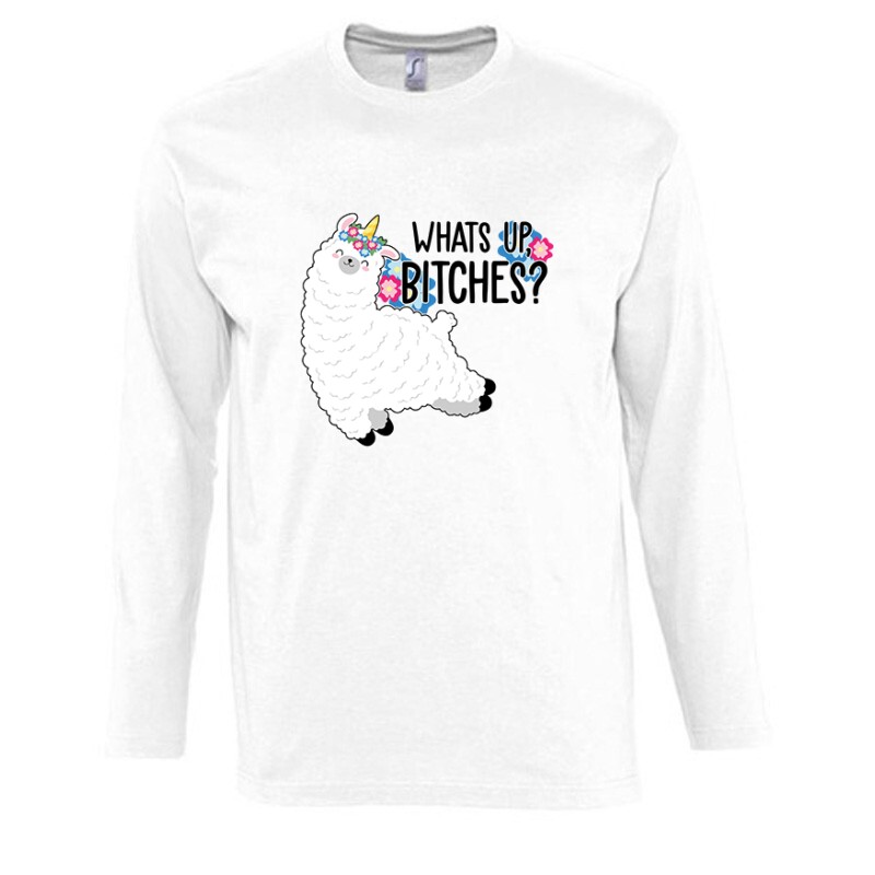 What's Up  Llama Hosszú Ujjú Póló