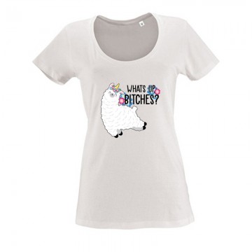 What's Up Llama Női O Nyakú Póló