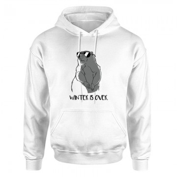 Winter Is Over Unisex Kapucnis Pulcsi