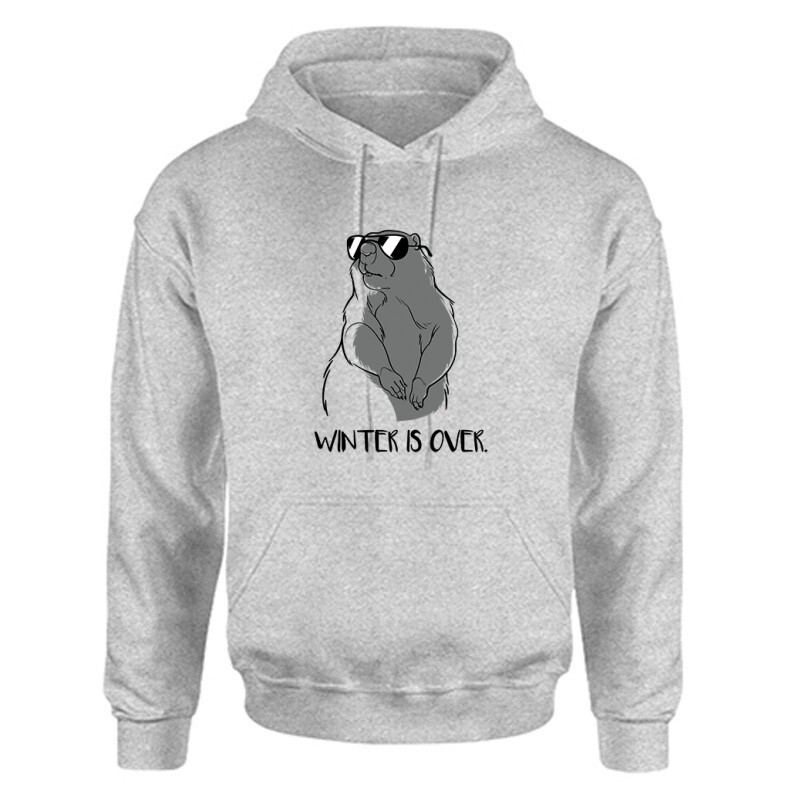 Winter Is Over Unisex Kapucnis Pulcsi